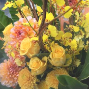 黄色系花束 | 立川市 花