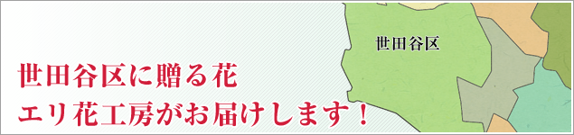 世田谷区のイベントに贈る花エリ花工房がお届けします！